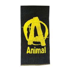 Animal Black Gym Towel